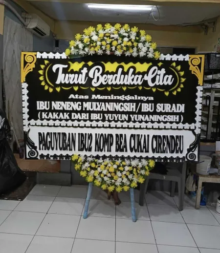 Papan Bunga Duka Dempet